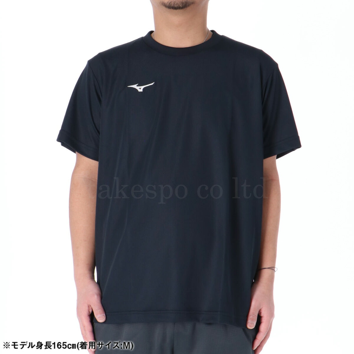 ミズノ Tシャツ メンズ ナビドライ ブラック ホワイト ネイビー ブルー 32MAC190