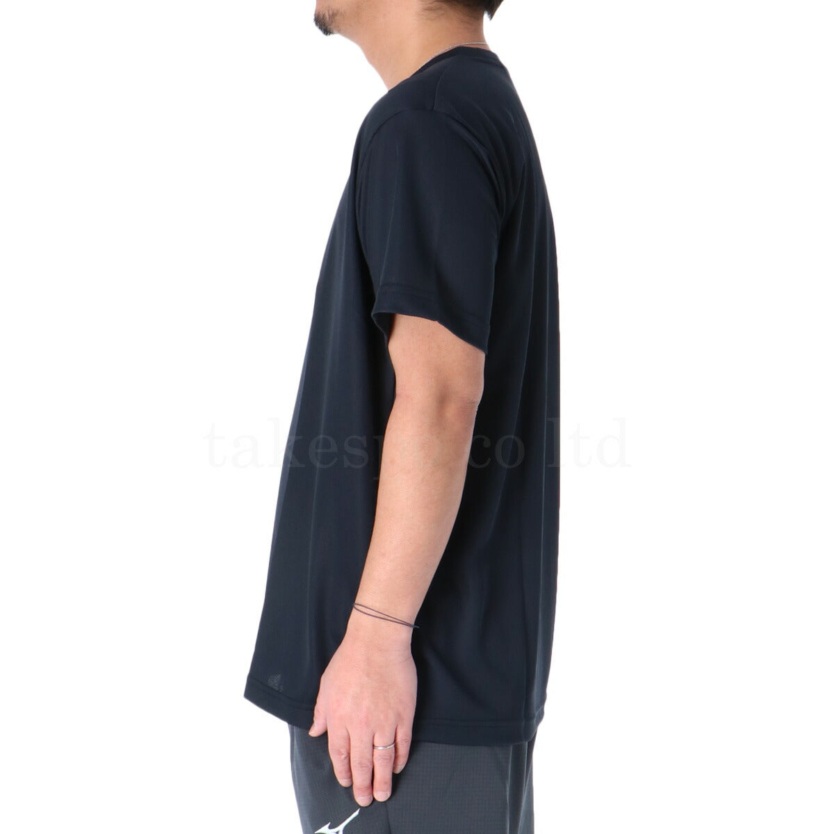 ミズノ Tシャツ メンズ ナビドライ ブラック ホワイト ネイビー ブルー 32MAC190