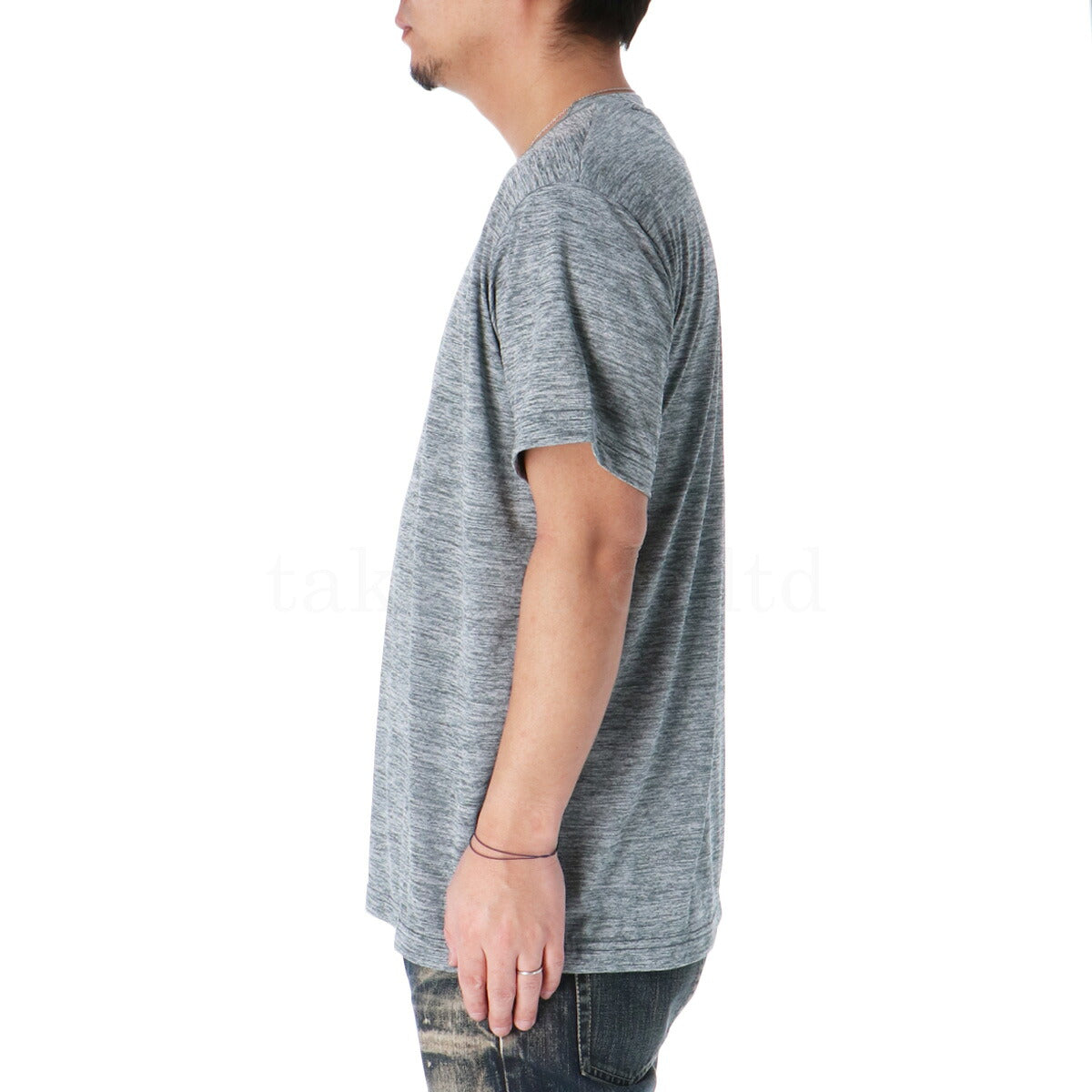 ミズノ 半袖 吸汗 速乾 吸水 ナビドライ Tシャツ メンズ ブランド ドライ スポーツ Mizuno UVカット 杢 32MAC194 3ds グレー ブルー SALE セール 大きいサイズ 有 プラクティスシャツ プラシャツ