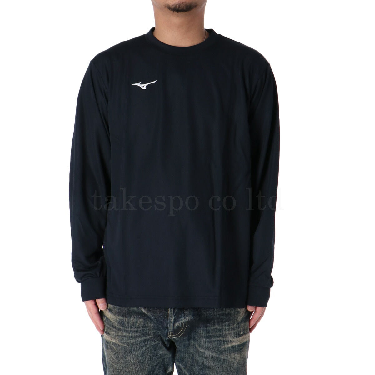 ミズノ Tシャツ メンズ ナビドライ ブラック ネイビー ホワイト 32MAC195