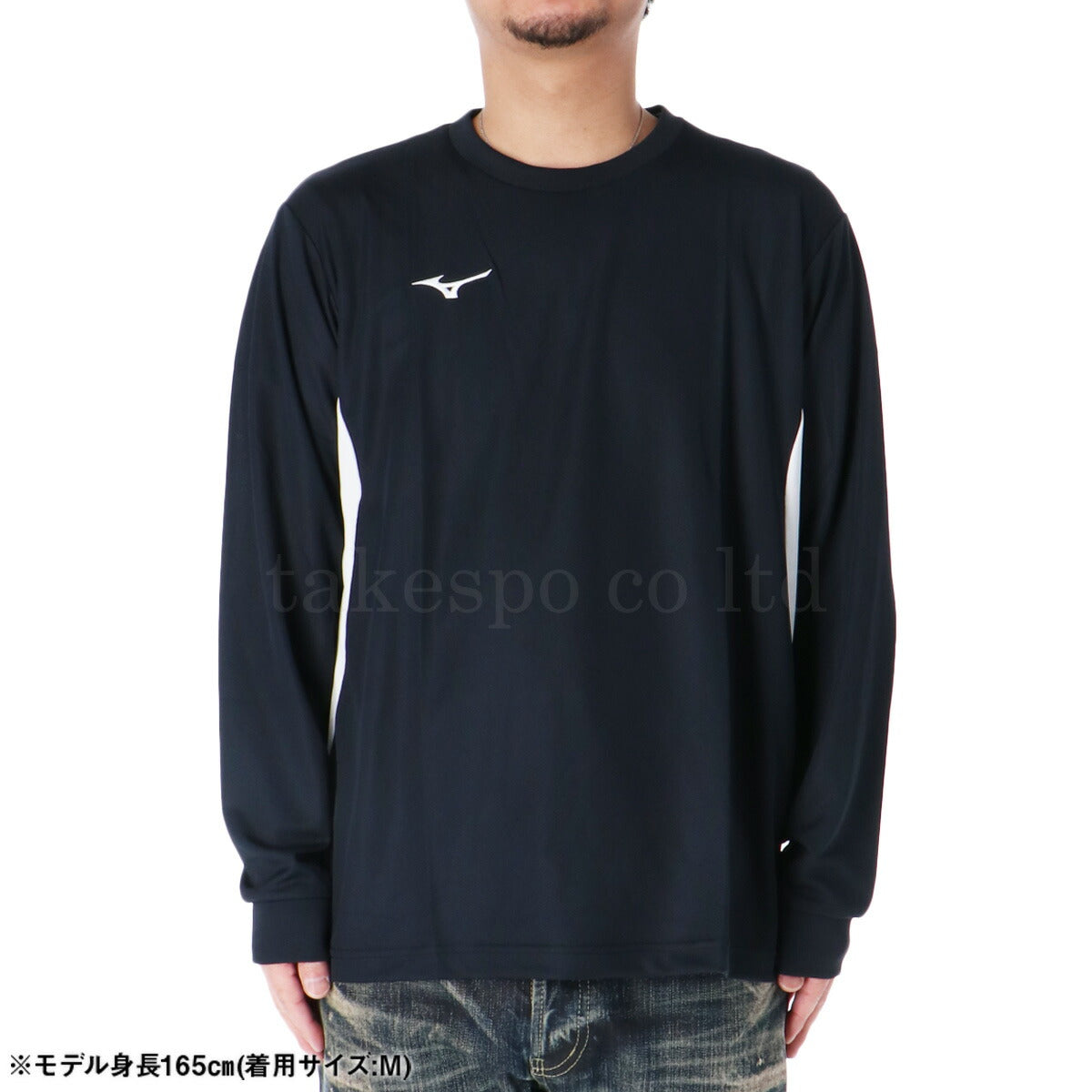 ミズノ Tシャツ メンズ ナビドライ ブラック ホワイト ネイビー 32MAC197