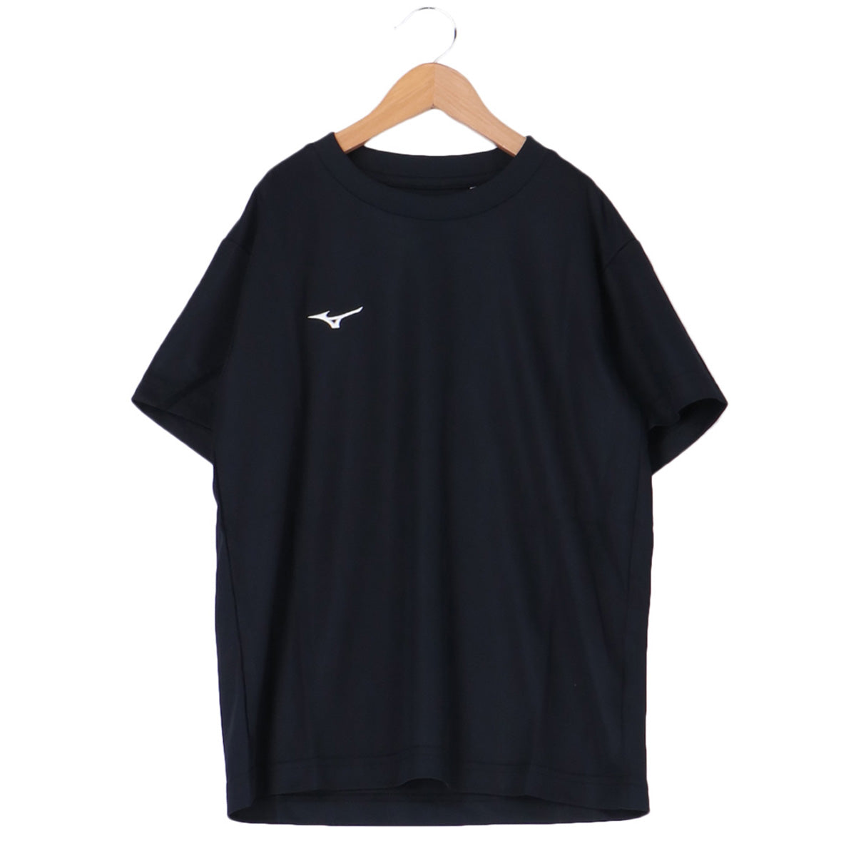 ミズノ 半袖 吸汗 速乾 吸水 ナビドライ Tシャツ ジュニア ブランド ドライ スポーツ Mizuno ワンポイント クルーネック UVカット 丸首 32MAC490 3ds ブラック ネイビー ホワイト SALE セール