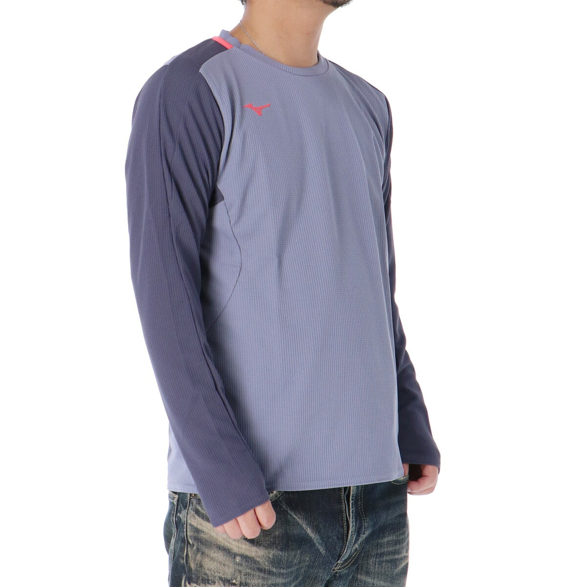 ミズノ Tシャツ メンズ ドライエアロフロー グレー 32MAC522