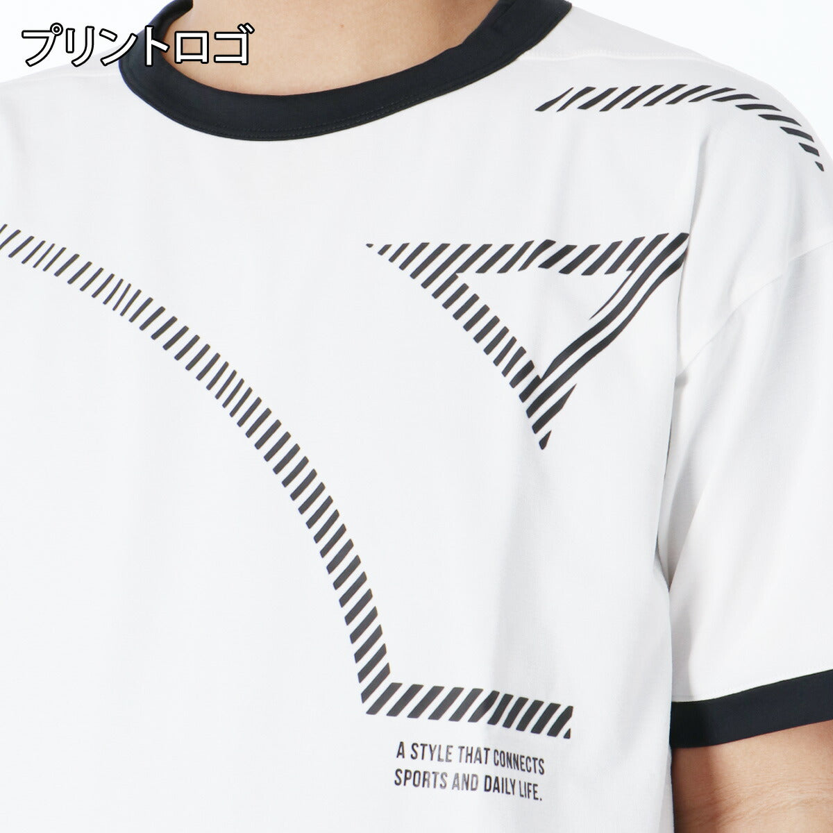 ミズノ Tシャツ メンズ ホワイト ネイビー グリーン オレンジ 32MAD033