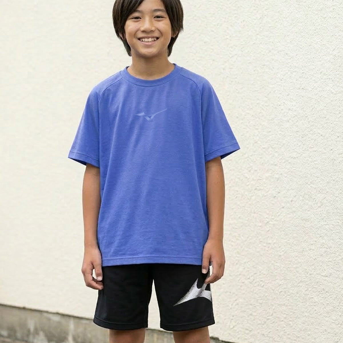 ミズノ Tシャツ ハーフパンツ 上下 ジュニア ガチ GACHI ネイビー ブルー グリーン 32MAD425