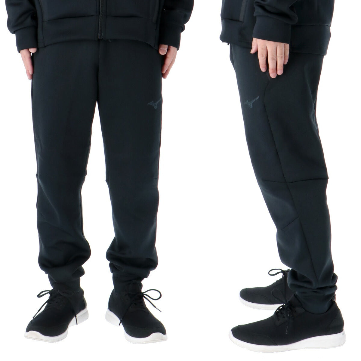 ミズノ スウェット 上下 メンズ ストレッチスウェット ブラック グレー ネイビー ベージュ ホワイト グリーン 32MCA055