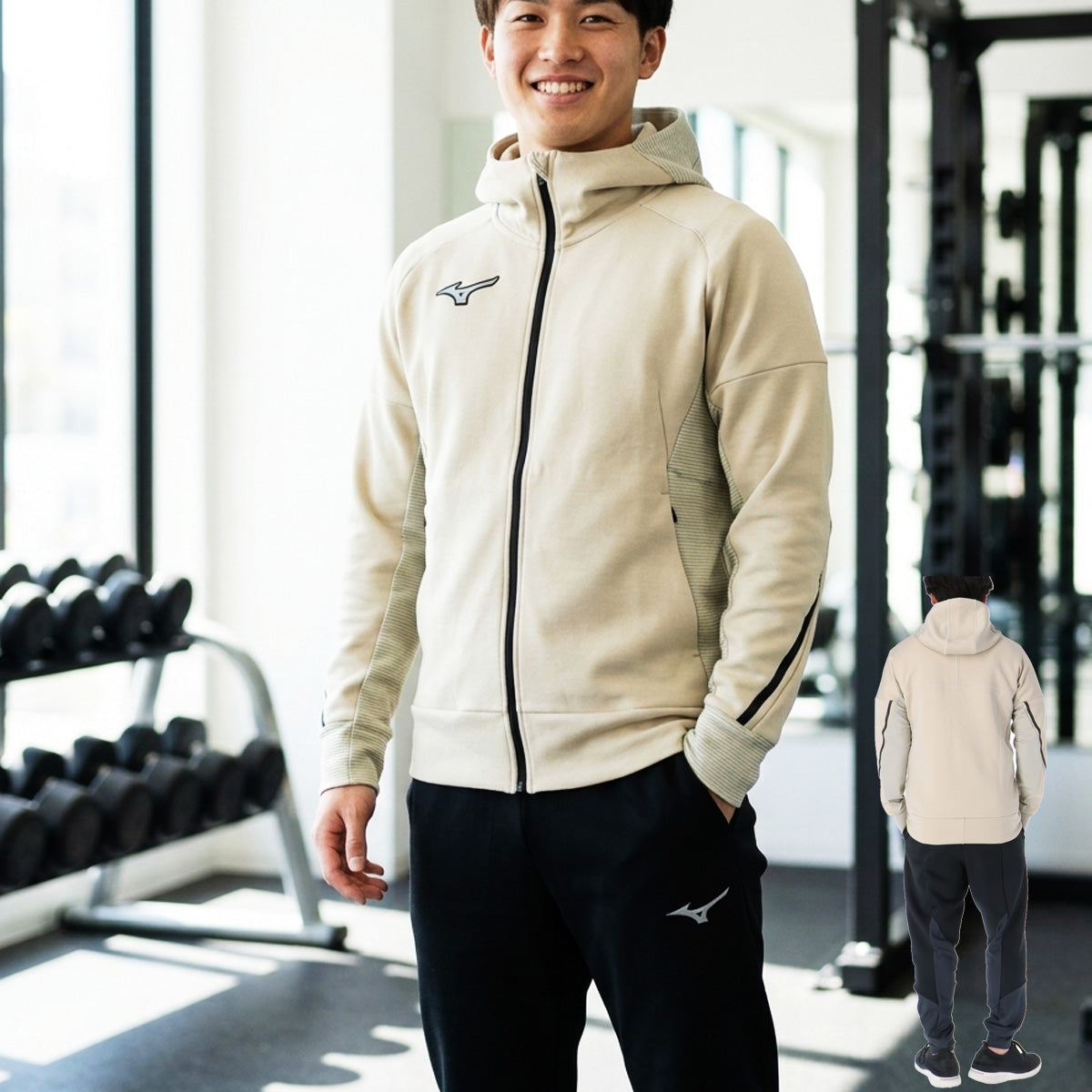 ミズノ スウェット 上下 メンズ 32MCD005