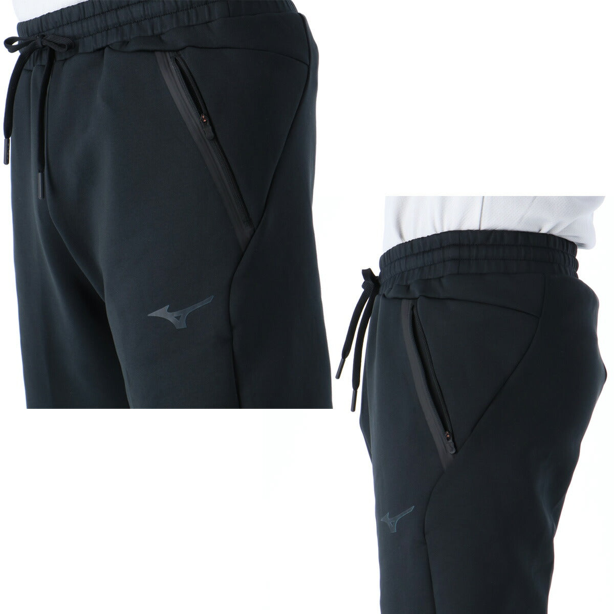 ジャージ 下 メンズ ミズノ ロングパンツ スウェットパンツ ストレッチスウェット スウェット スエット ストレッチ ブランド Mizuno 32MDA050 ブラック グレー 大きいサイズ 有