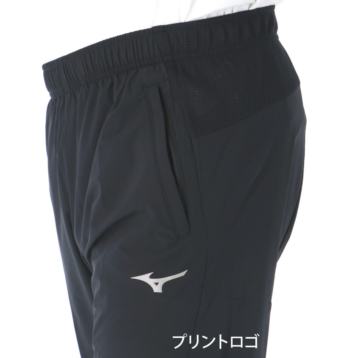 ミズノ 7分丈パンツ メンズ ブラック ブルー 32MDD033