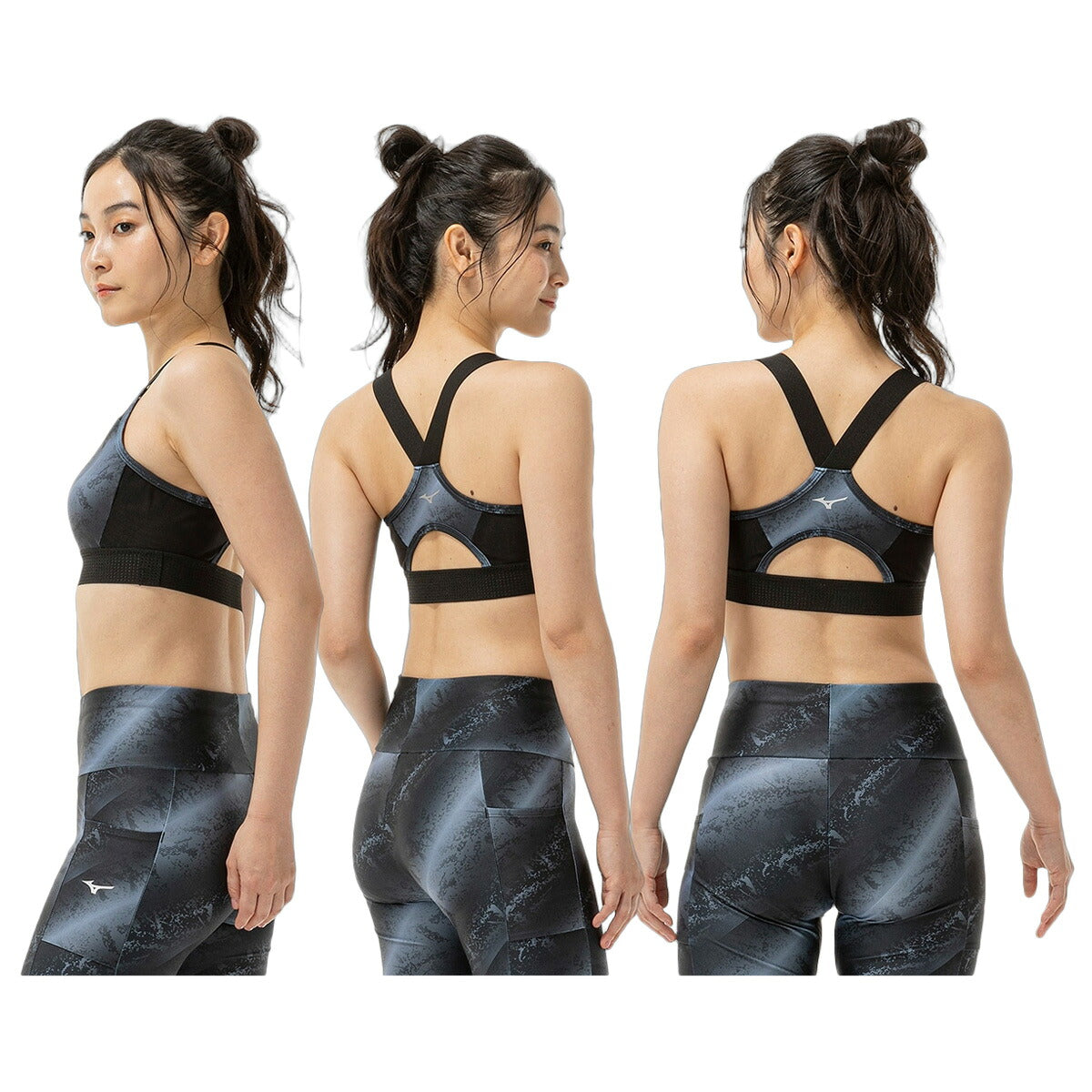 ミズノ スタイルメイク スポーツブラ レディース ブランド Mizuno 【返品交換不可】バストメイク ストレッチ 黒 大人 筋トレ ジム スタジオ 32MJD810 ホワイト ブラック オレンジ 新作 かわいい 大きいサイズ 有