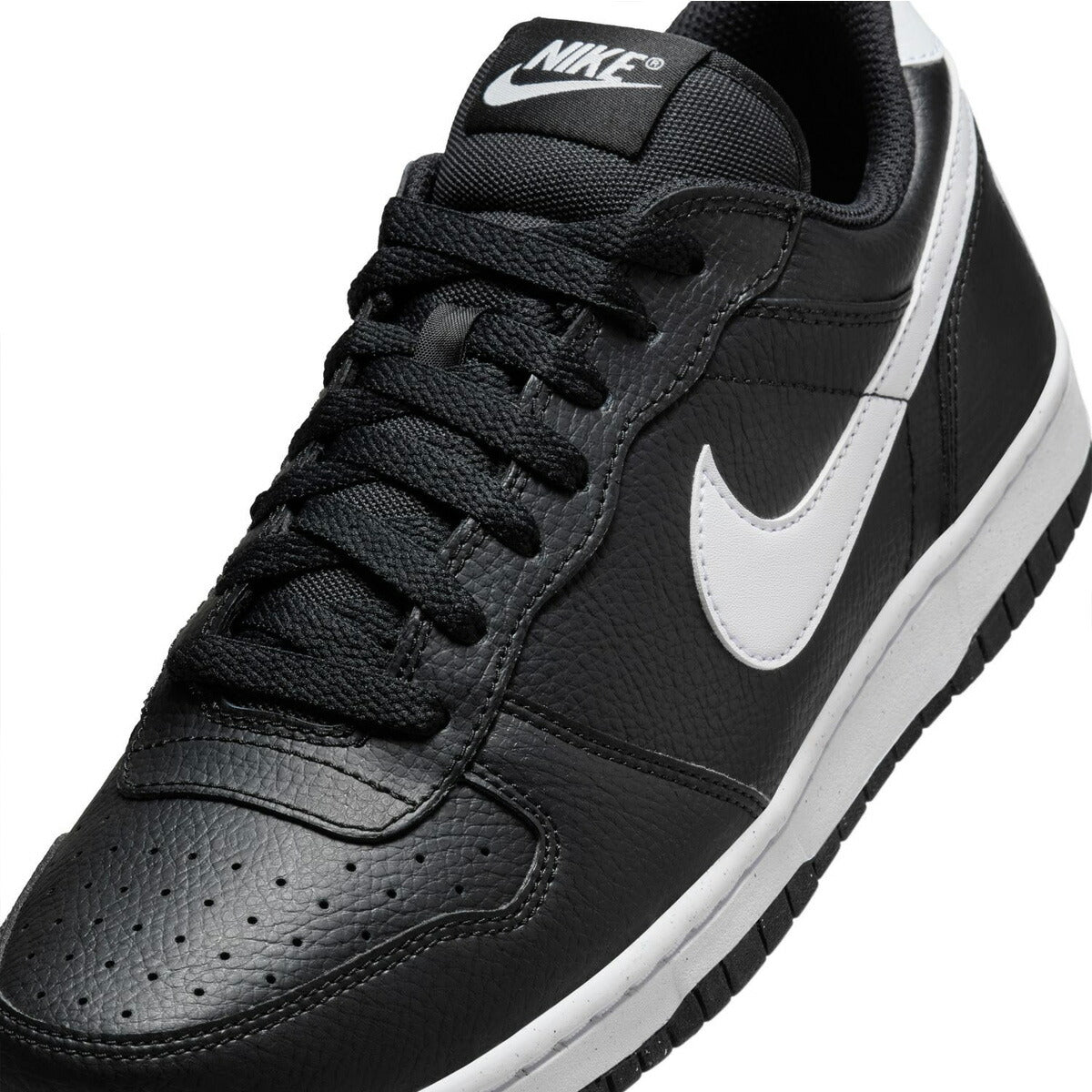 ナイキ ビッグナイキ シューズ メンズ ブランド スニーカー NIKE ビッグ LOW ビッグロー ローカット レザー 革 355152016 あす楽 黒 ブラック 新作 大きいサイズ 有 スポーツ おしゃれ - 【公式】限定ジャージのタケスポ（Limited jersey takespo）