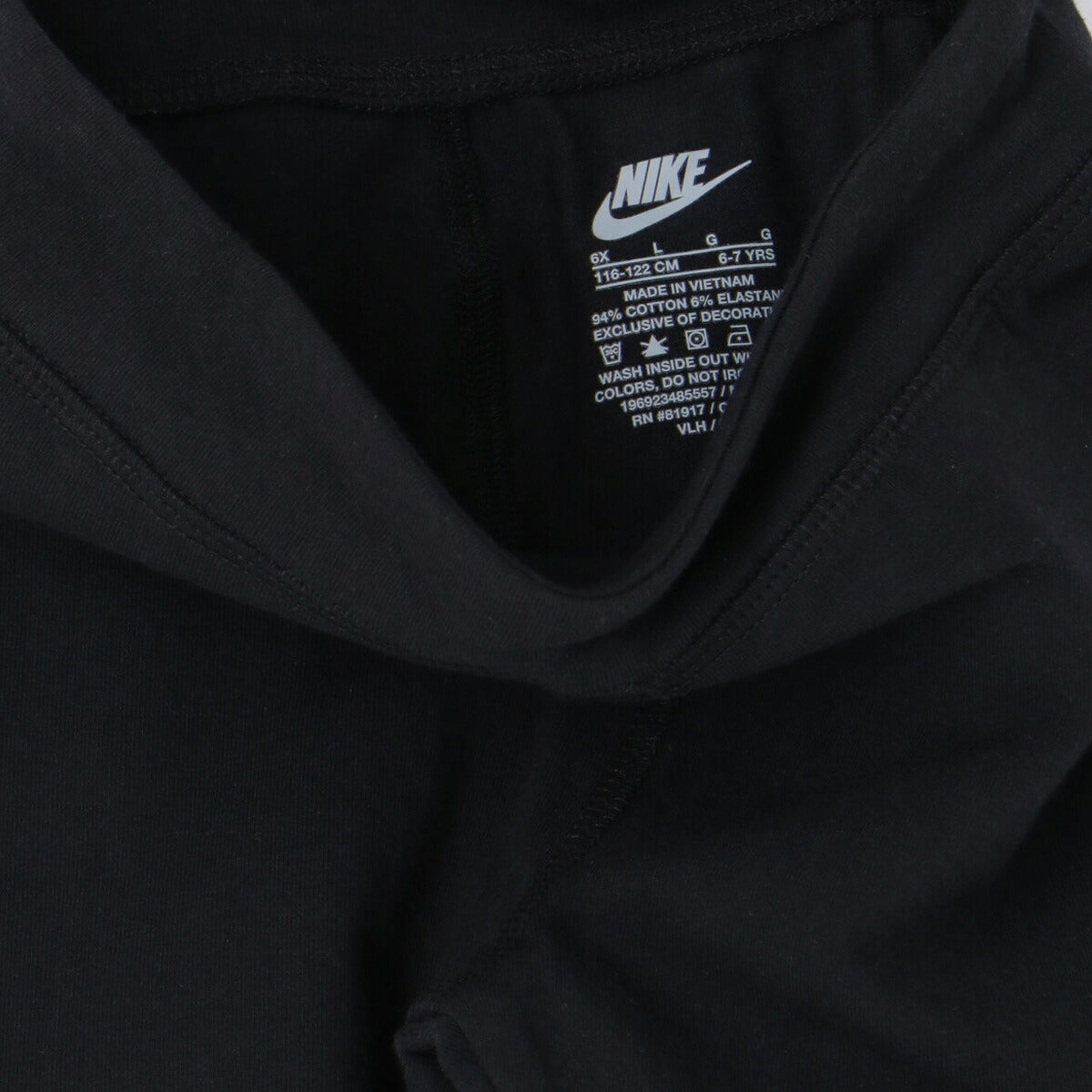 ナイキ タイツ ジュニア ブランド NIKE 綿混 黒 レギンス スパッツ 36M316 023 ブラック 男 女の子 キッズ スポーツウェア トレーニングウェア スポーツ おしゃれ