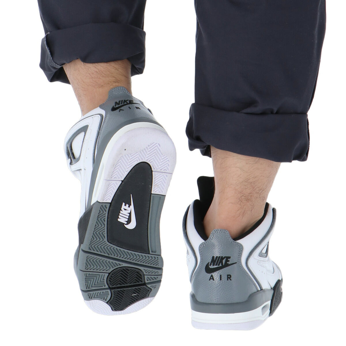 ナイキ エア フライト ファルコン シューズ メンズ ブランド スニーカー NIKE ハイカット 合革 397204102 白 ホワイト 大きいサイズ 有 スポーツ おしゃれ
