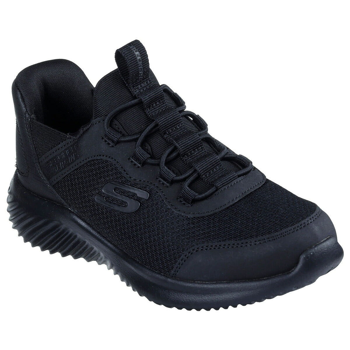 スケッチャーズ スリップインズ シューズ ジュニア ブランド スニーカー SKECHERS スリッポン 靴 くつ ブラック 手を使わず履ける 履きやすい ハンズフリー スポーツシューズ 通学