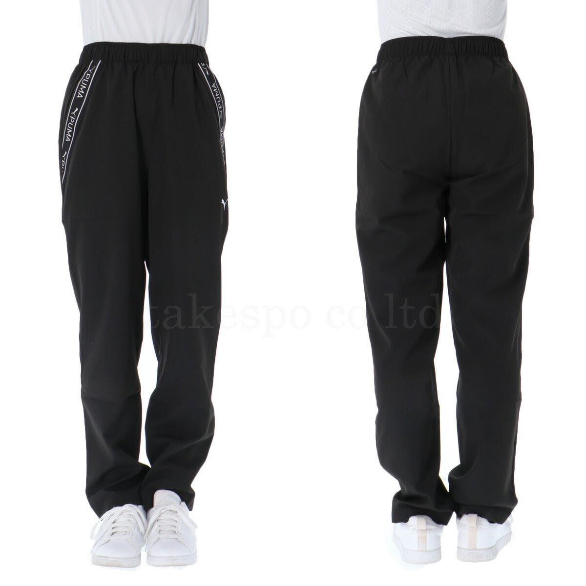プーマ 薄手 ジャージ 上下 レディース TAD CLOTH ブラック ホワイト 527028