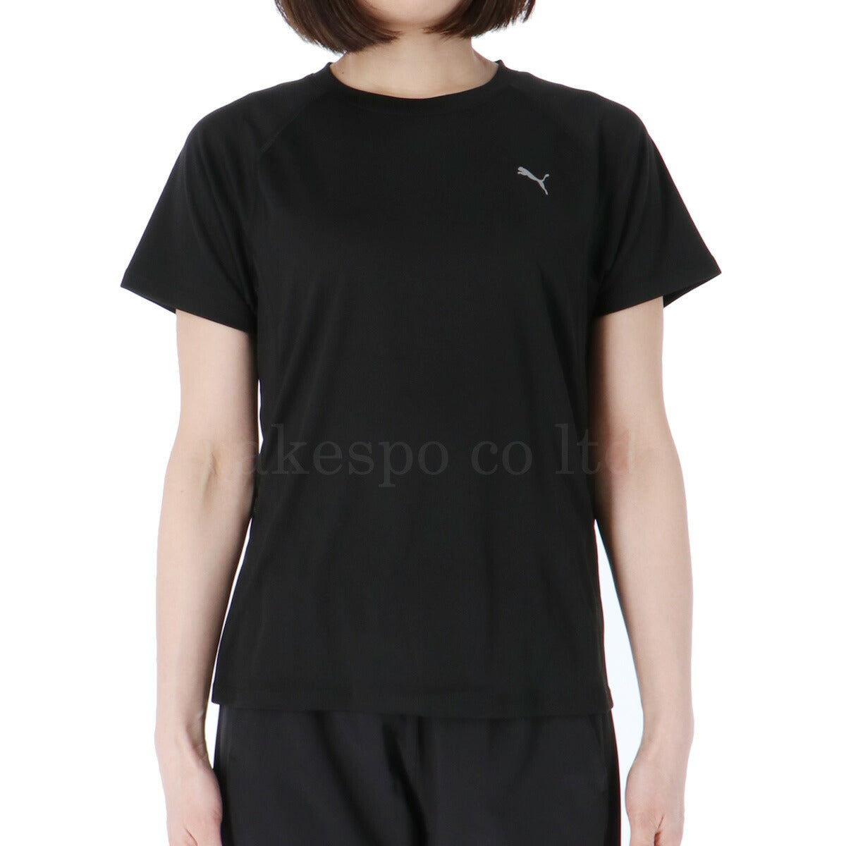 プーマ Tシャツ レディース ラン ヴェロシティ ブラック パープル 527258