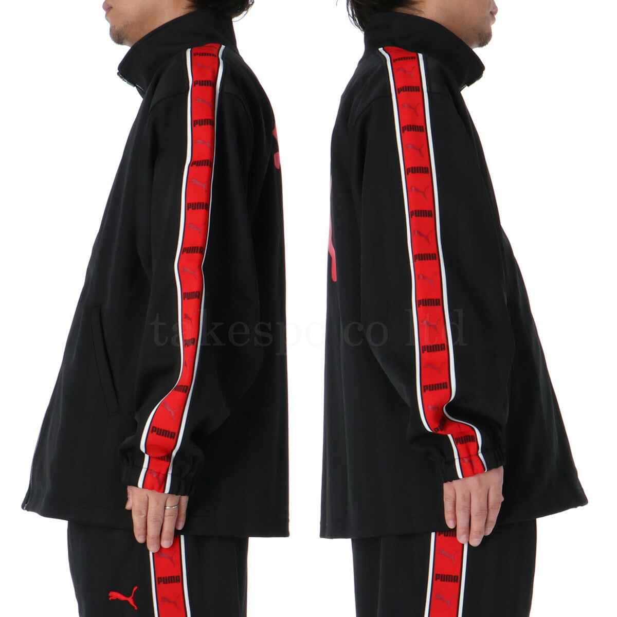 プーマ ジャージジャケット SHADOW STRIPE メンズ ブランド トラックジャケット PUMA フルジップ ゆったり プージャー 527754 ブラック ネイビー 新作 大きいサイズ