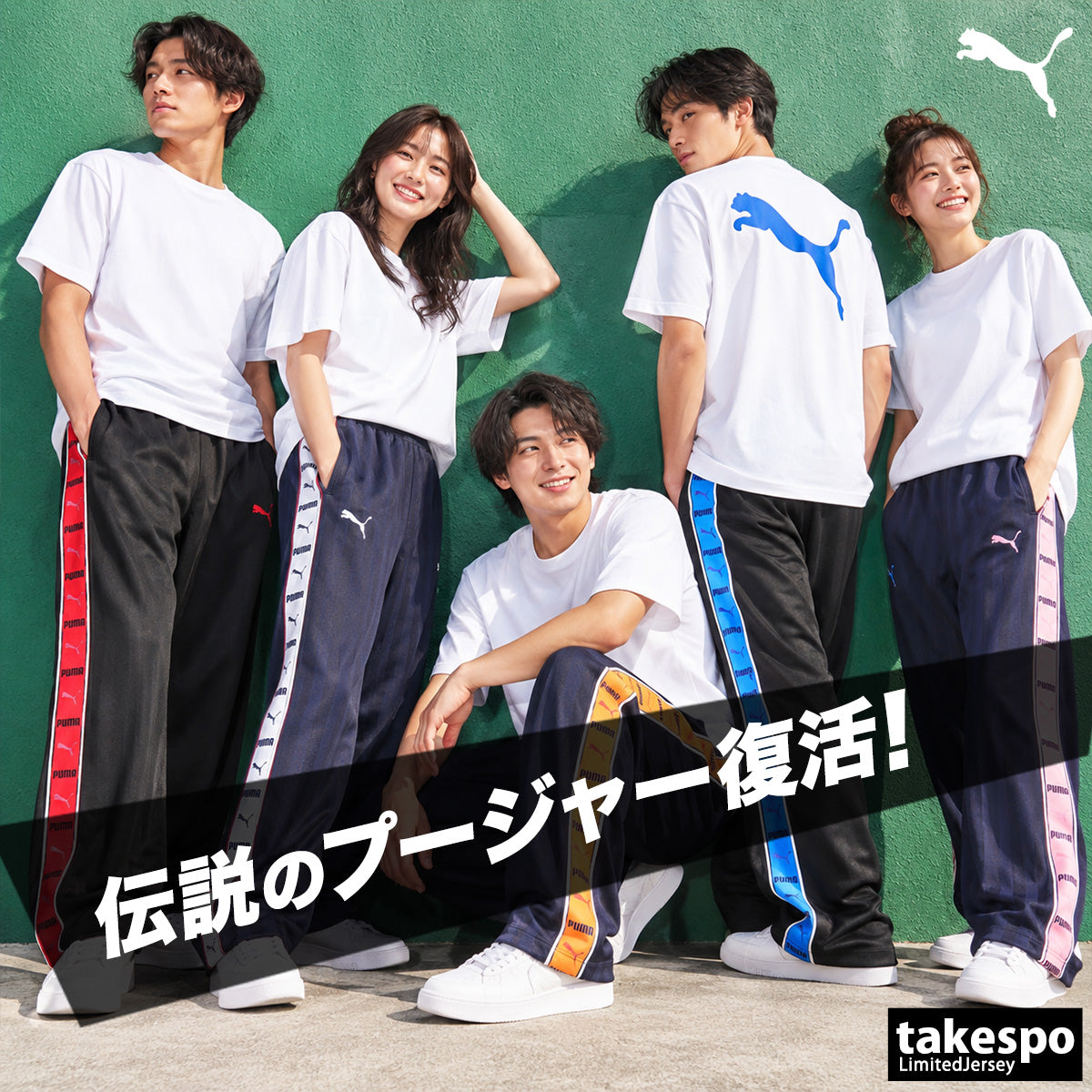 ジャージ 下 メンズ プーマ ロングパンツ SHADOW STRIPE ジャージパンツ トレーニング トラックパンツ プージャー ゆったり シャドーストライプ サイドライン