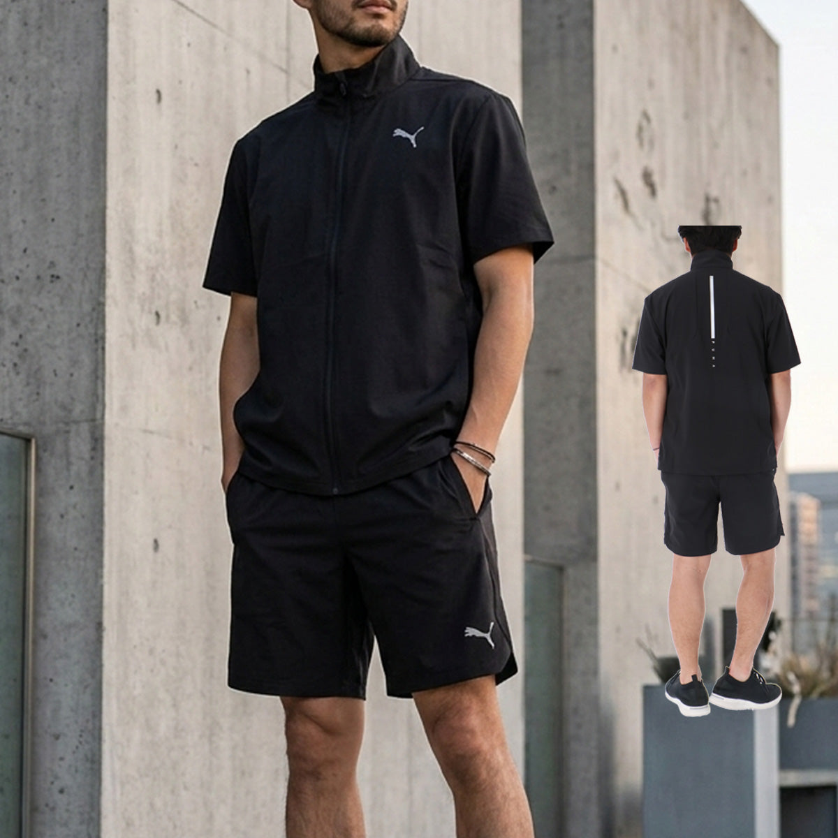 プーマ クロス薄手 ジャージ 上下 メンズ 528807