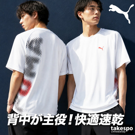 プーマ Tシャツ メンズ ブラック ホワイト カーキグリーン 528905