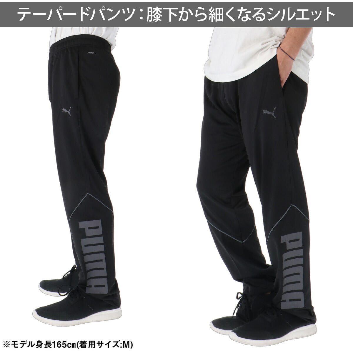 プーマ ジャージ上下 ジャージ 上下 セットアップ メンズ ブランド PUMA 吸汗 速乾 ドライ フルジップ ビックロゴ 黒 トラックスーツ トラックジャージ 529597 ブラック ネイビー 上下セット 大きいサイズ 有