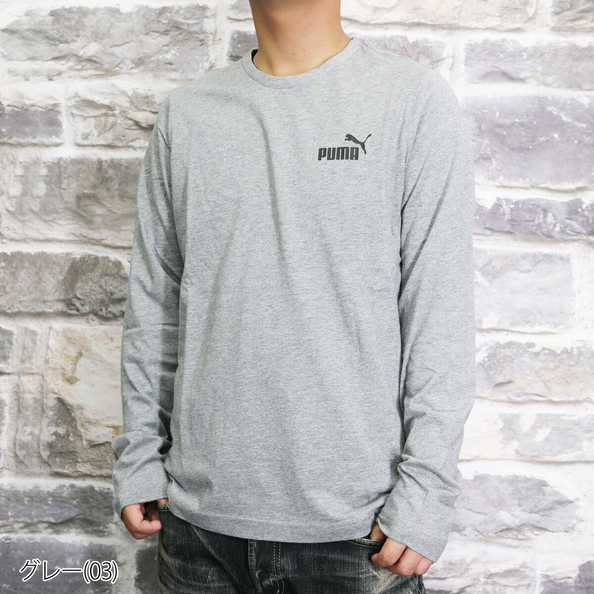プーマ Tシャツ メンズ ESS ブラック ホワイト ネイビー グレー 589027