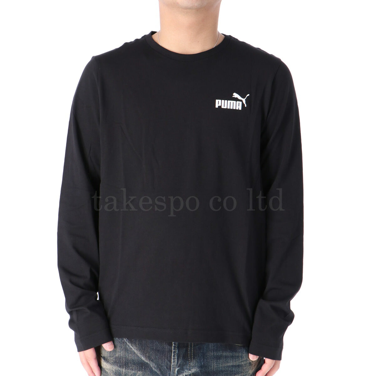プーマ Tシャツ メンズ ESS ブラック ホワイト ネイビー グレー 589027