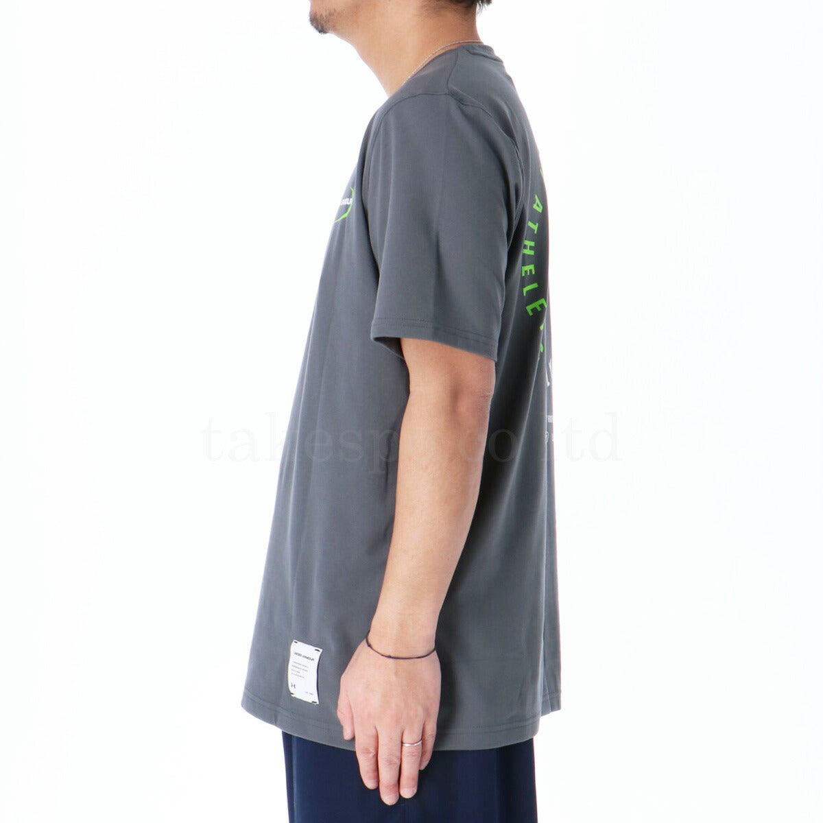 アンダーアーマー Tシャツ メンズ モチベート グラフィック グレー ホワイト 6001513