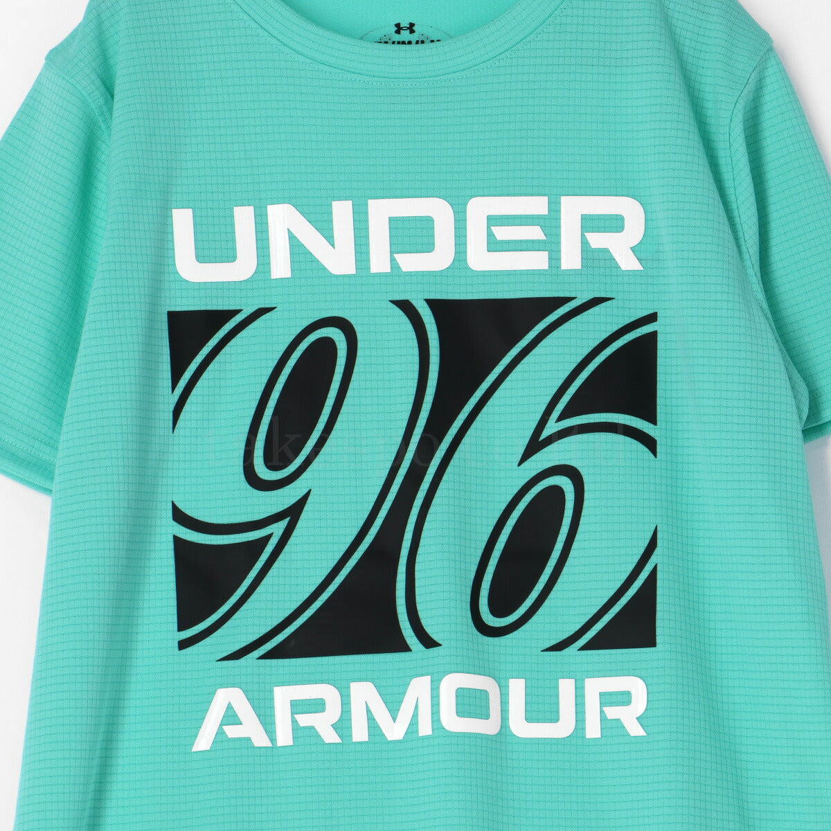 アンダーアーマー Tシャツ ハーフパンツ 上下 ジュニア UAスピード テック ホワイト グリーン 6005306