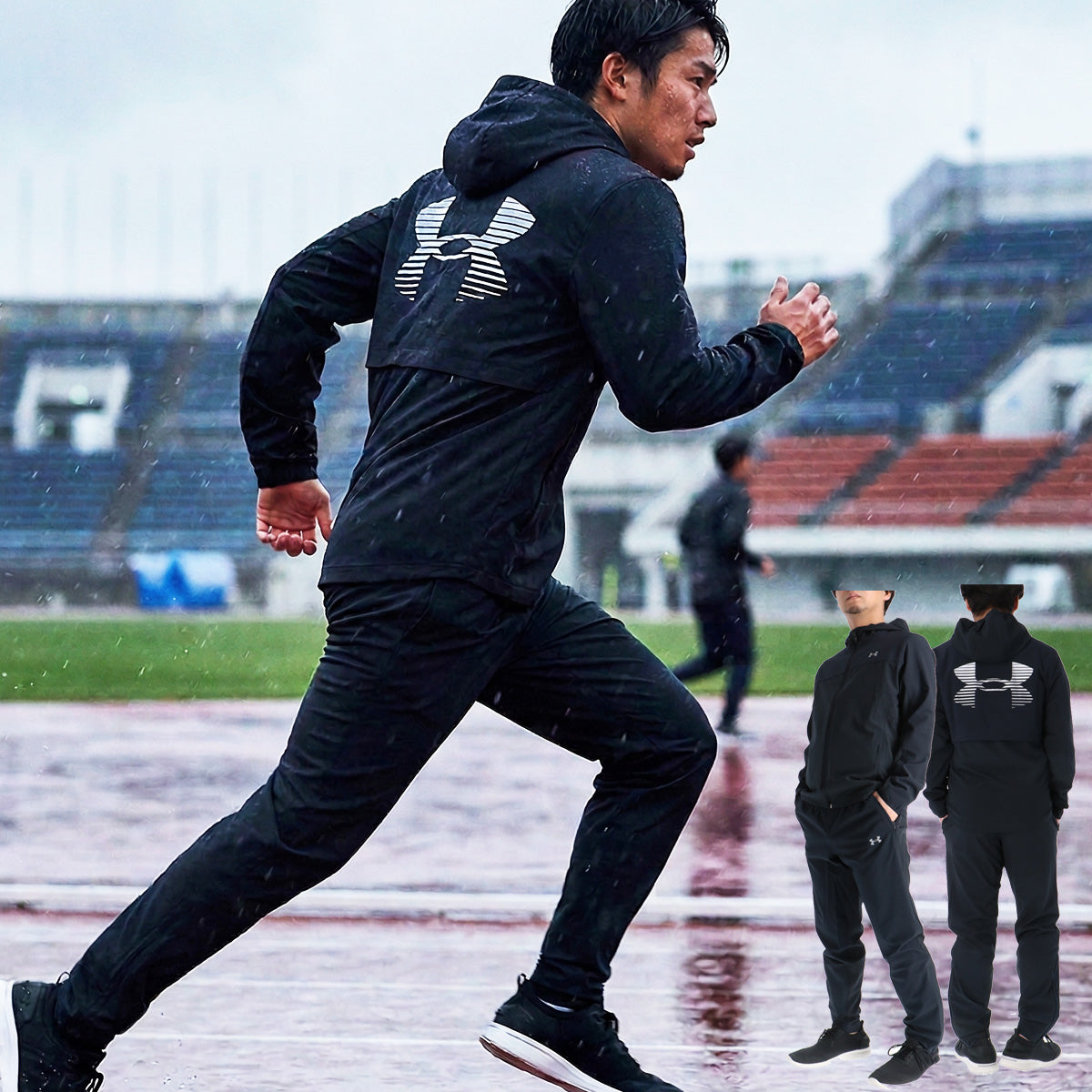 アンダーアーマー メンズ クロス薄手 ジャージ上下 UNDER ARMOUR アパレル 上下 6005897/6005898