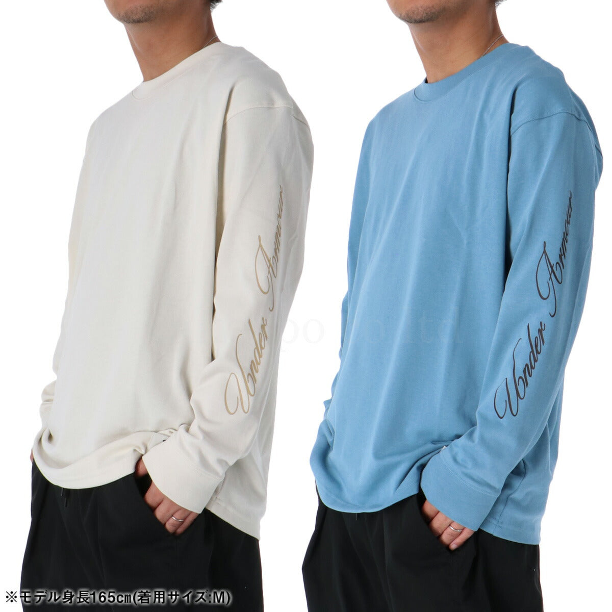 アンダーアーマー Tシャツ メンズ ホワイト ブルー 6007413