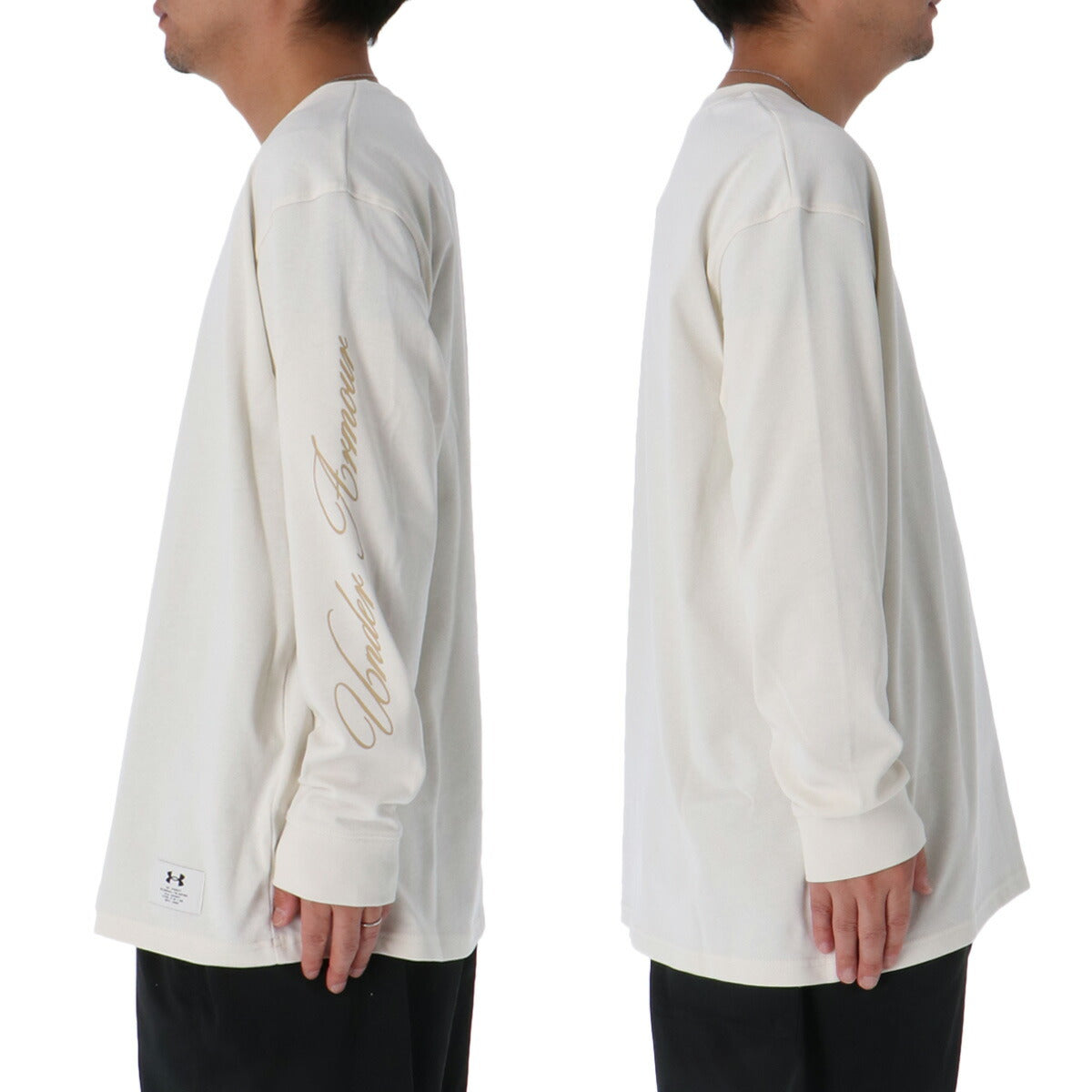 アンダーアーマー Tシャツ メンズ ホワイト ブルー 6007413