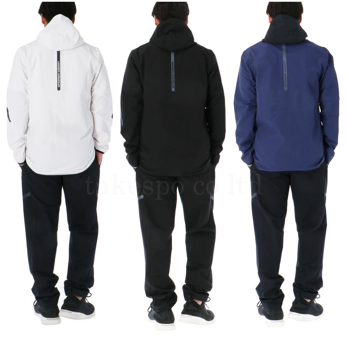 アンダーアーマー メンズ ウインドブレーカー上下 UAブラッシュドウーブン リフレクト UNDER ARMOUR アパレル 上下 6007741/6007742