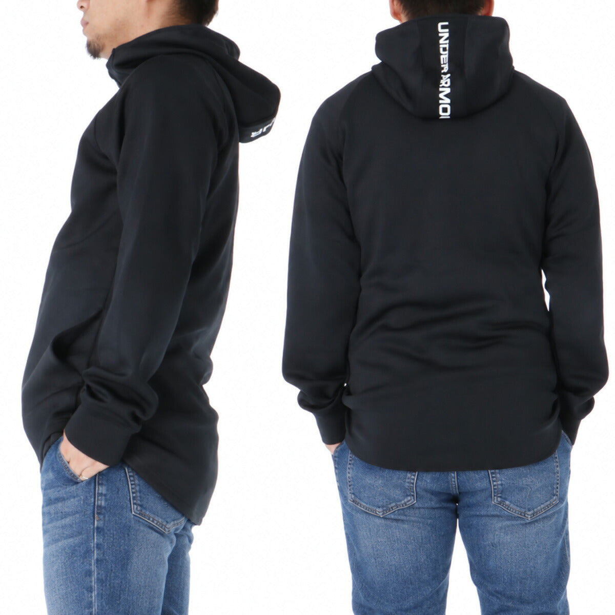 アンダーアーマー ジャージジャケット メンズ ブランド トラックジャケット UNDER ARMOUR バスケットボール 速乾 吸水 吸汗 ドライ ストレッチ 黒 6007868 ブラック 大きいサイズ 有