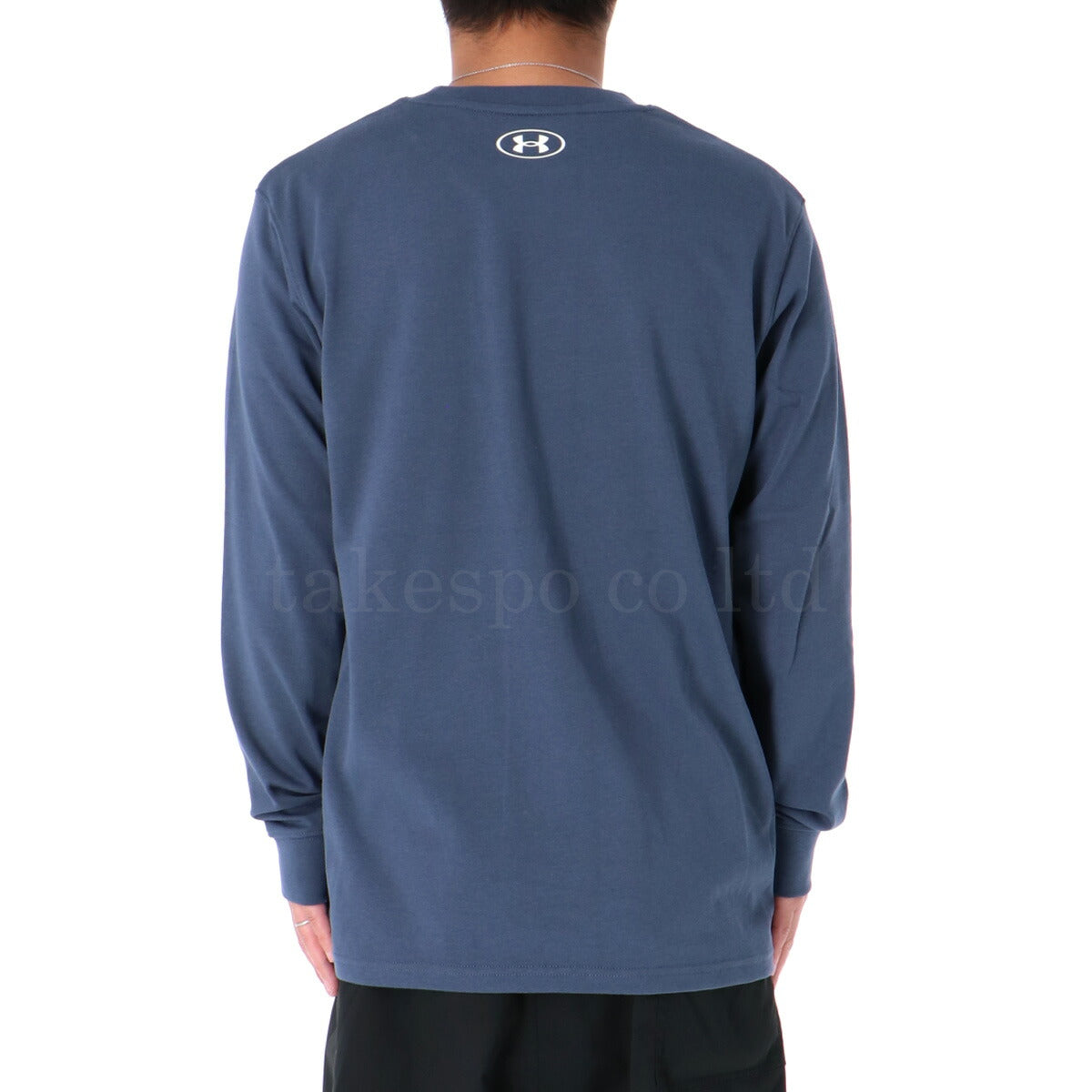 アンダーアーマー Tシャツ メンズ ネイビー ホワイト 6010348