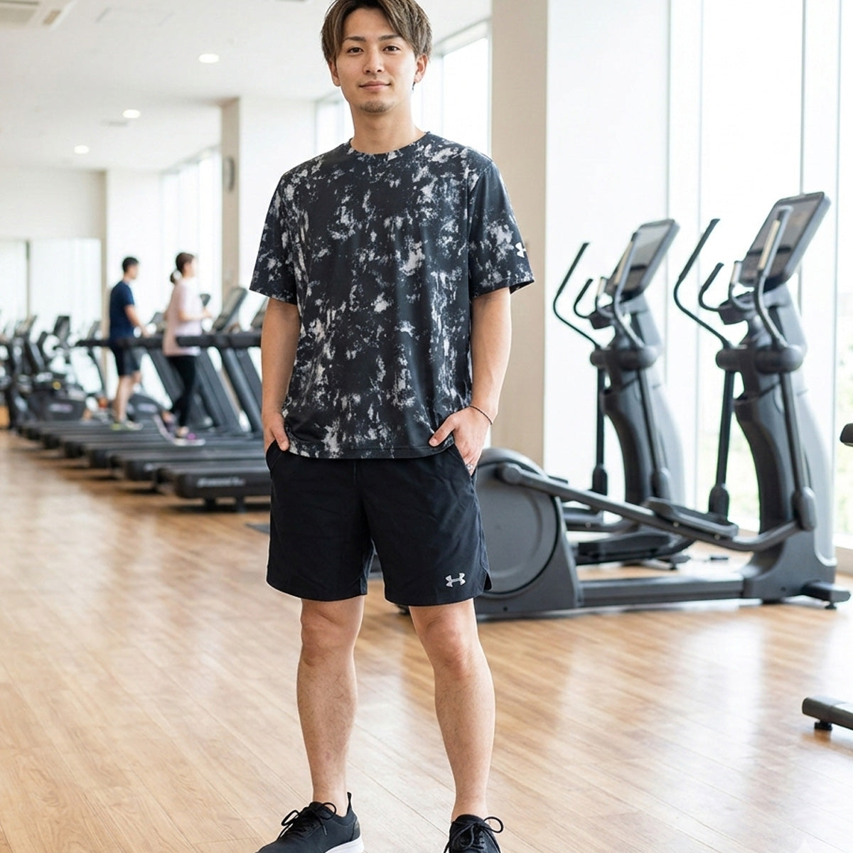 アンダーアーマー Tシャツ ハーフパンツ 上下 メンズ 6012575