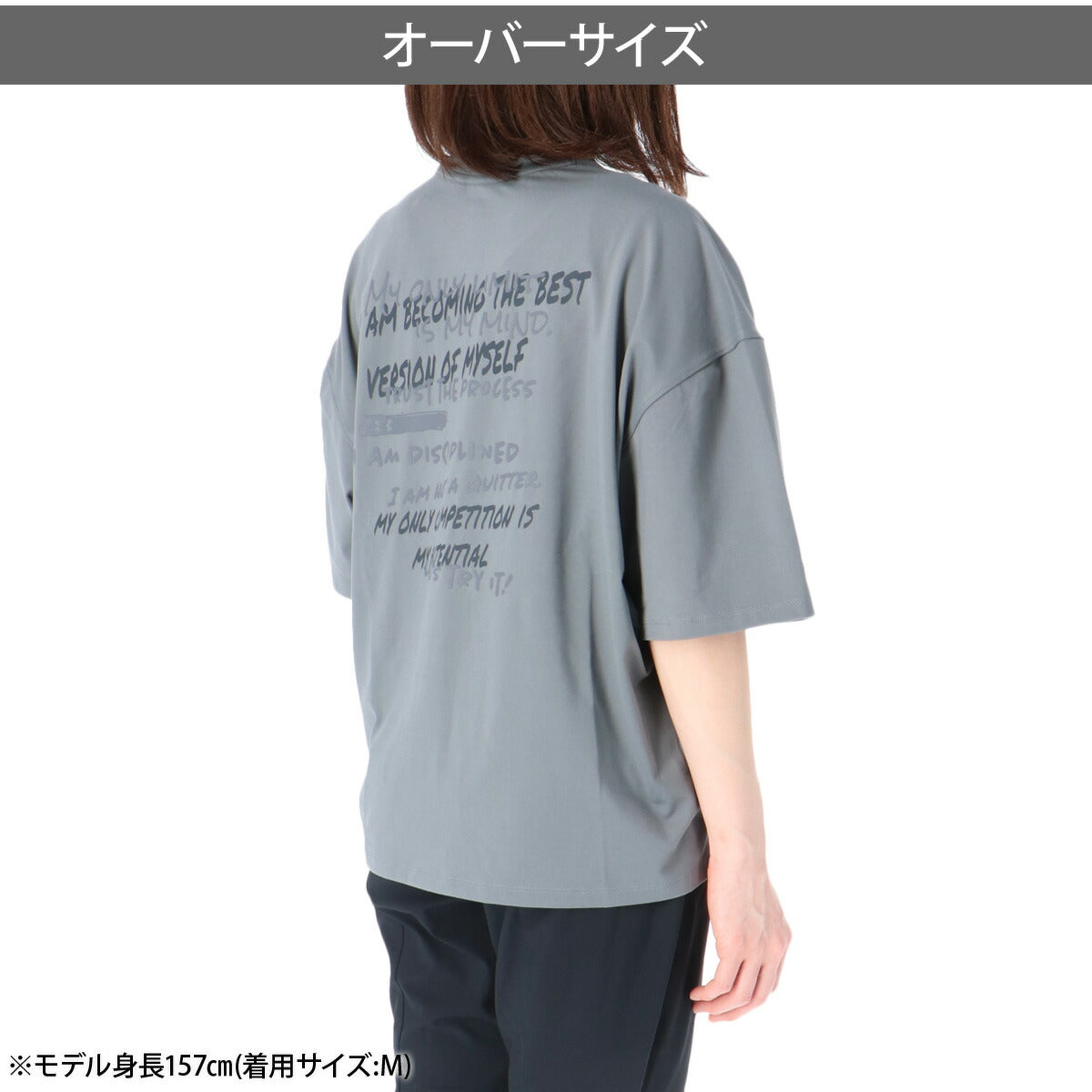 アンダーアーマー Tシャツ レディース グレー ホワイト グリーン 6012601