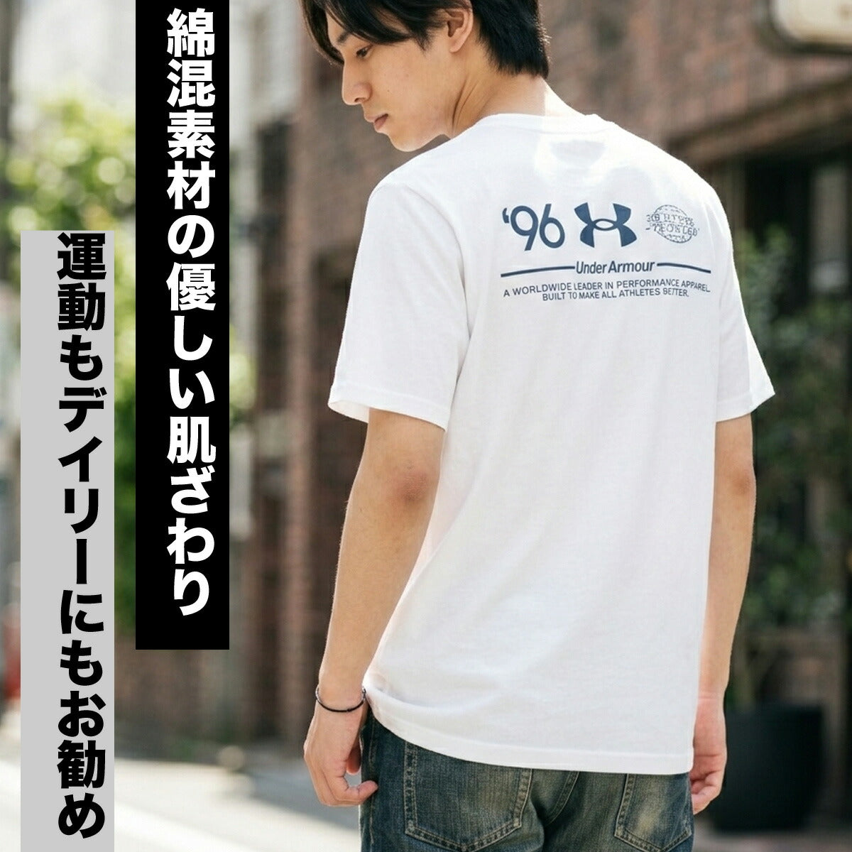 アンダーアーマー Tシャツ メンズ ブラック ホワイト イエロー 6012637