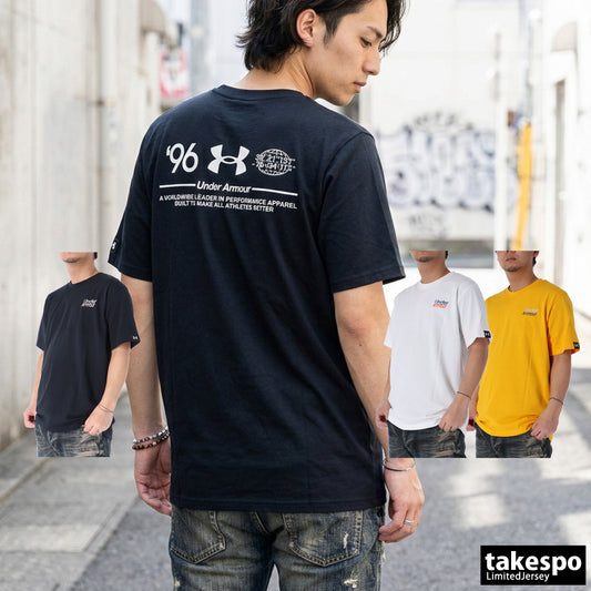 アンダーアーマー Tシャツ メンズ ブラック ホワイト イエロー 6012637