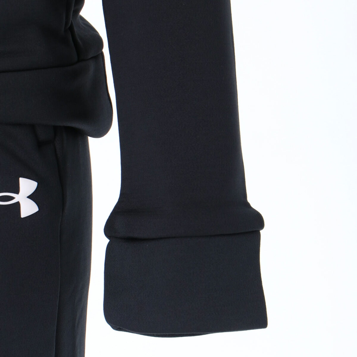 アンダーアーマー スウェット 上下 セットアップ ジュニア ブランド UNDER ARMOUR フード付き フーディ 裏起毛 保温 吸汗 速乾 ドライ プルオーバー 軽量 ストレッチ 黒 6013846 ブラック グリーン 上下セット