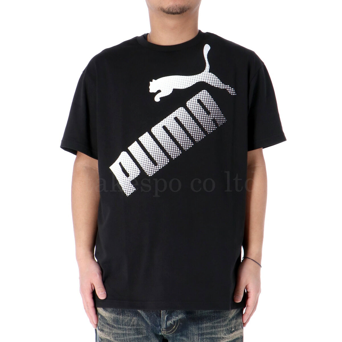 プーマ Tシャツ メンズ ESS MX ブラック ホワイト オレンジ 686860