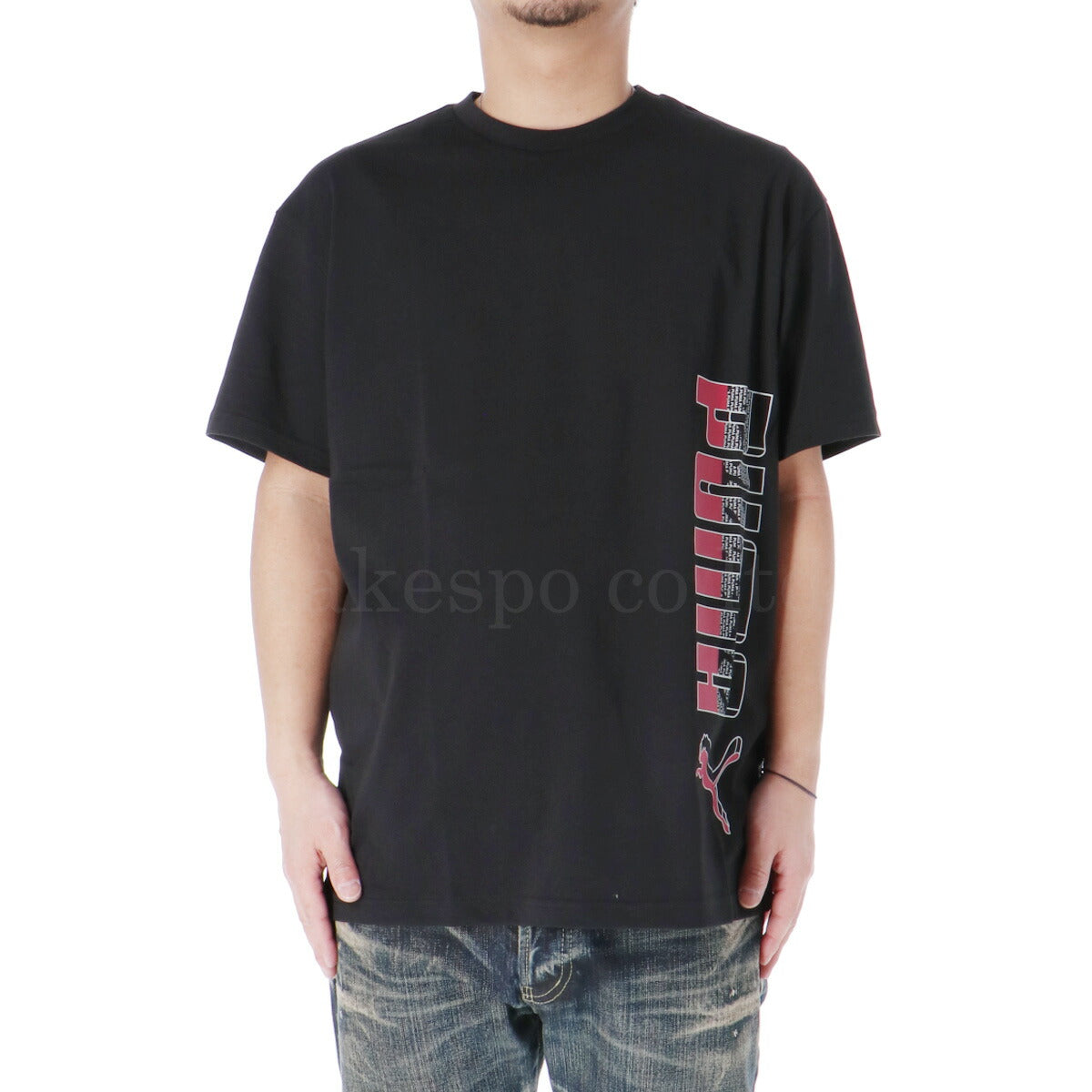 プーマ Tシャツ メンズ ESS ブラック ホワイト ネイビー 686868