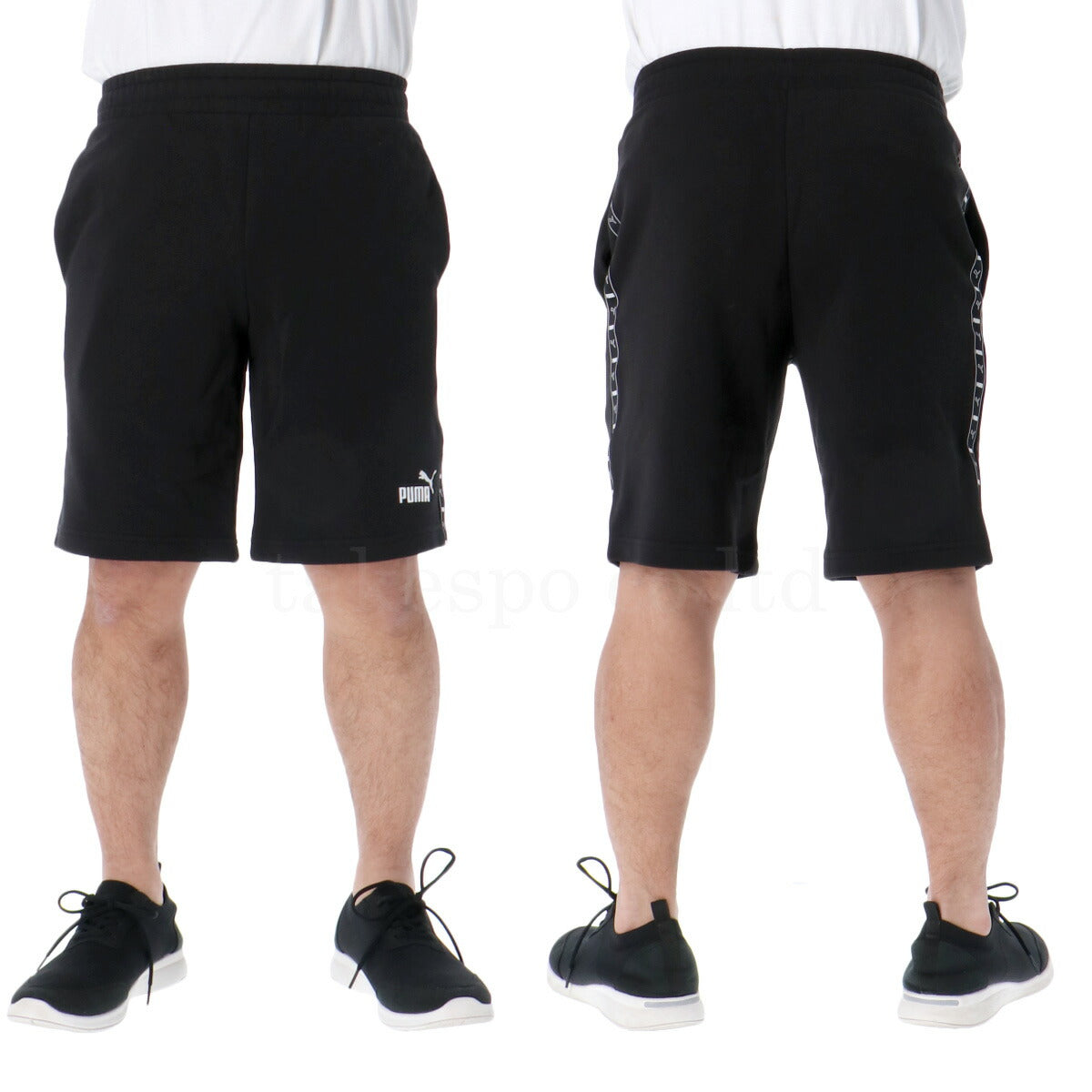 プーマ Tシャツ ハーフパンツ 上下 メンズ エッセンシャルズ ESS ブラック ホワイト ネイビー 687695