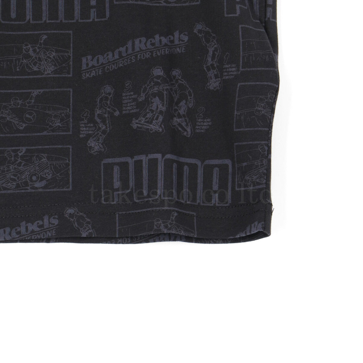 プーマ Tシャツ ハーフパンツ 上下 ジュニア ボーイズ ミッド 90S ブラック グリーン 687845