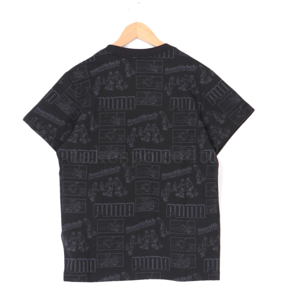 プーマ Tシャツ ハーフパンツ 上下 ジュニア ボーイズ ミッド 90S ブラック グリーン 687845