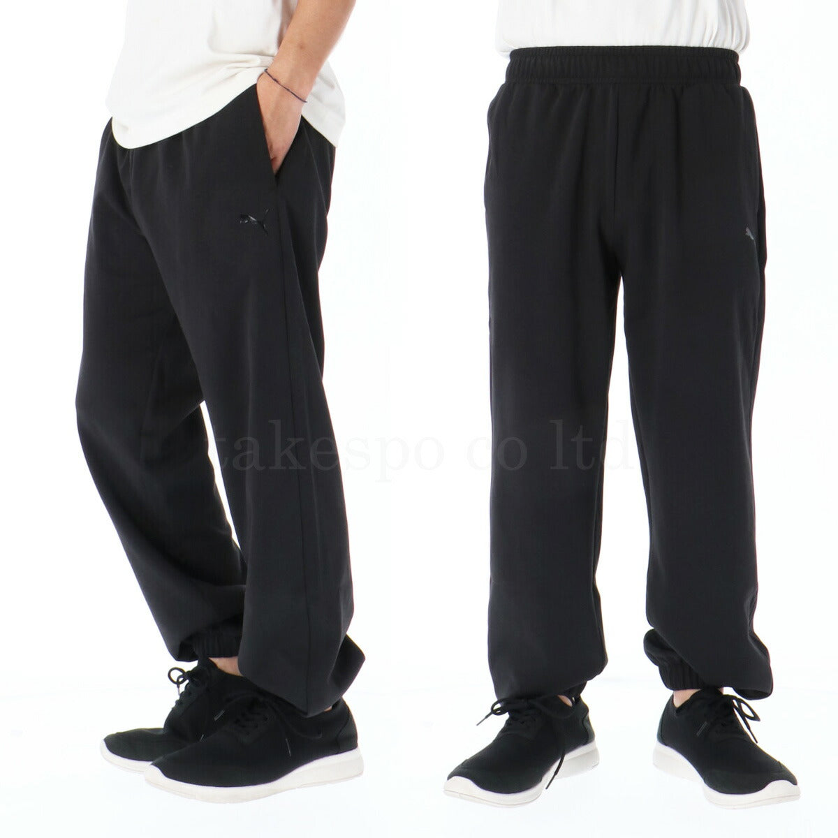 プーマ スウェット 上下 メンズ エッセンシャルズ ブラック ネイビー レッド 690123