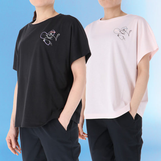 プーマ Tシャツ レディース ブラック ピンク 693698