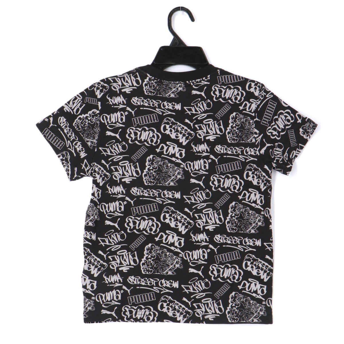 プーマ Tシャツ ハーフパンツ 上下 ジュニア MID90S ブラック ホワイト 694233