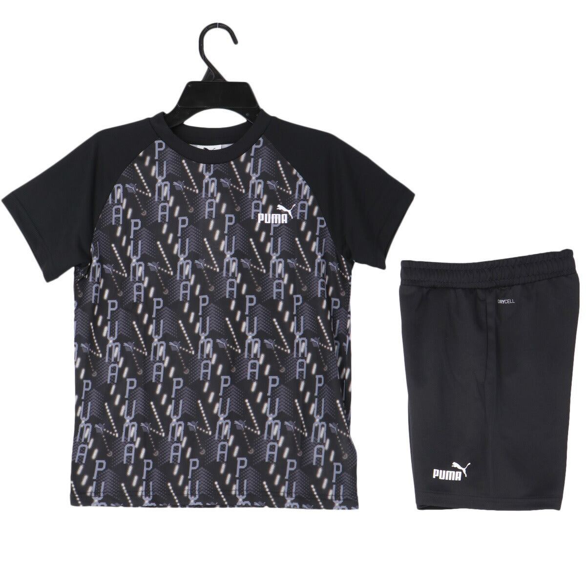 プーマ Tシャツ ハーフパンツ 上下 ジュニア ブラック 694286