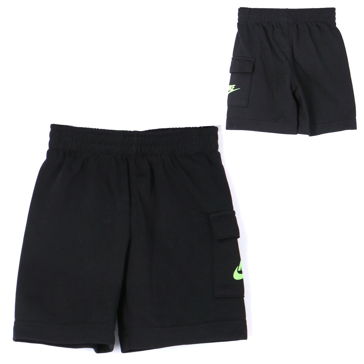 ナイキ Tシャツ ハーフパンツ 上下 ジュニア 緑 グリーン 76J213